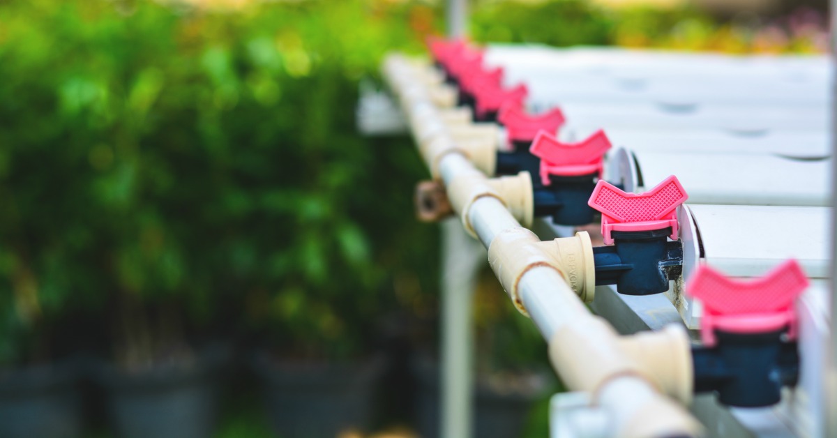 Watervoorziening-hydroponics