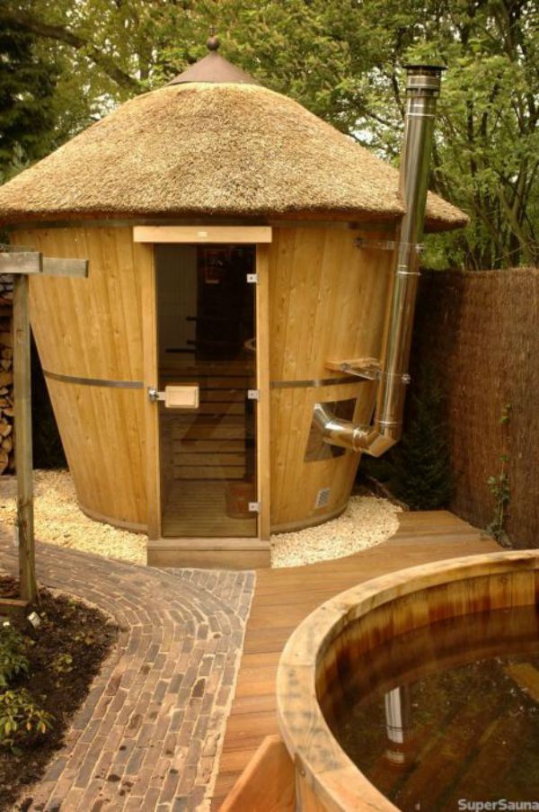 maagd voordelig Uitsteken Een Sauna In De Tuin: 19 Voorbeelden - Buitenlevengevoel.nl